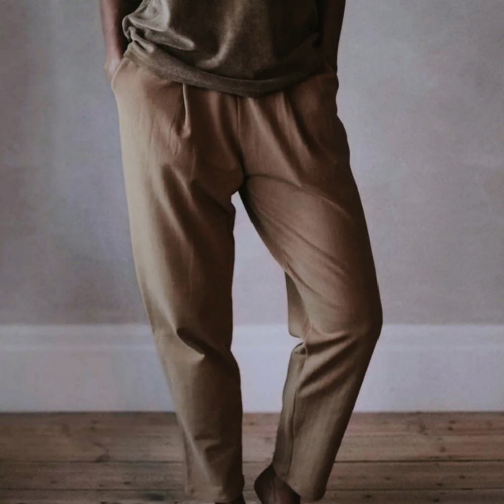 The Simple Folk Cozy Trousers In Camel US Size 6 (small)